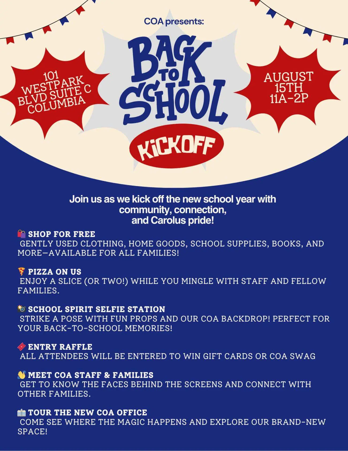 Back to school flyer