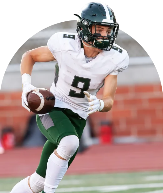 soccer player running