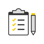 Check list and pen icon