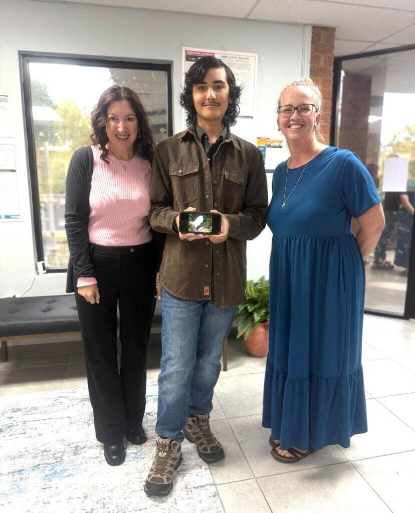 Darren with COA staff