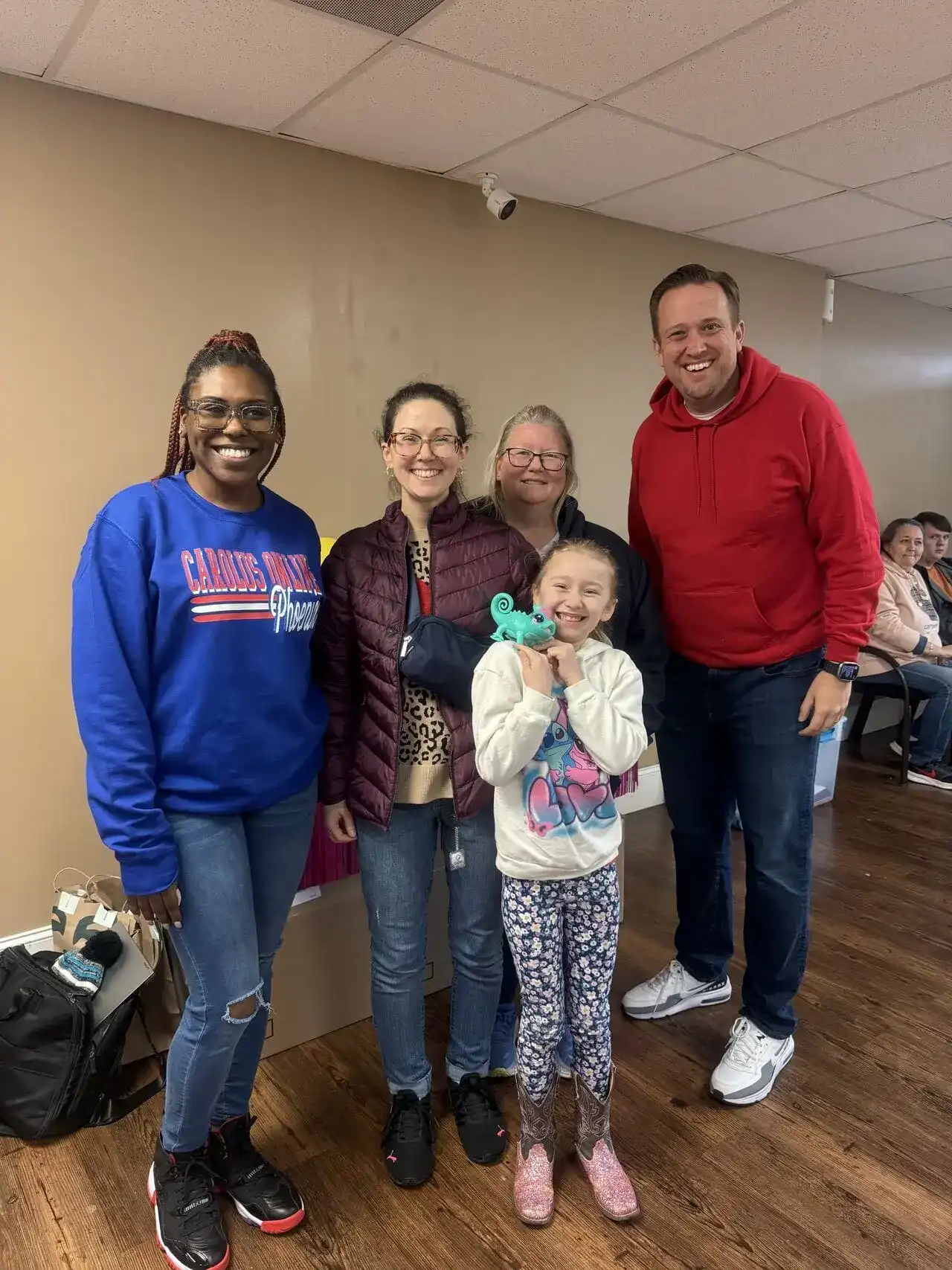 teachers, kids and people smiling