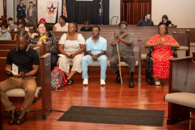 Parents at graduation