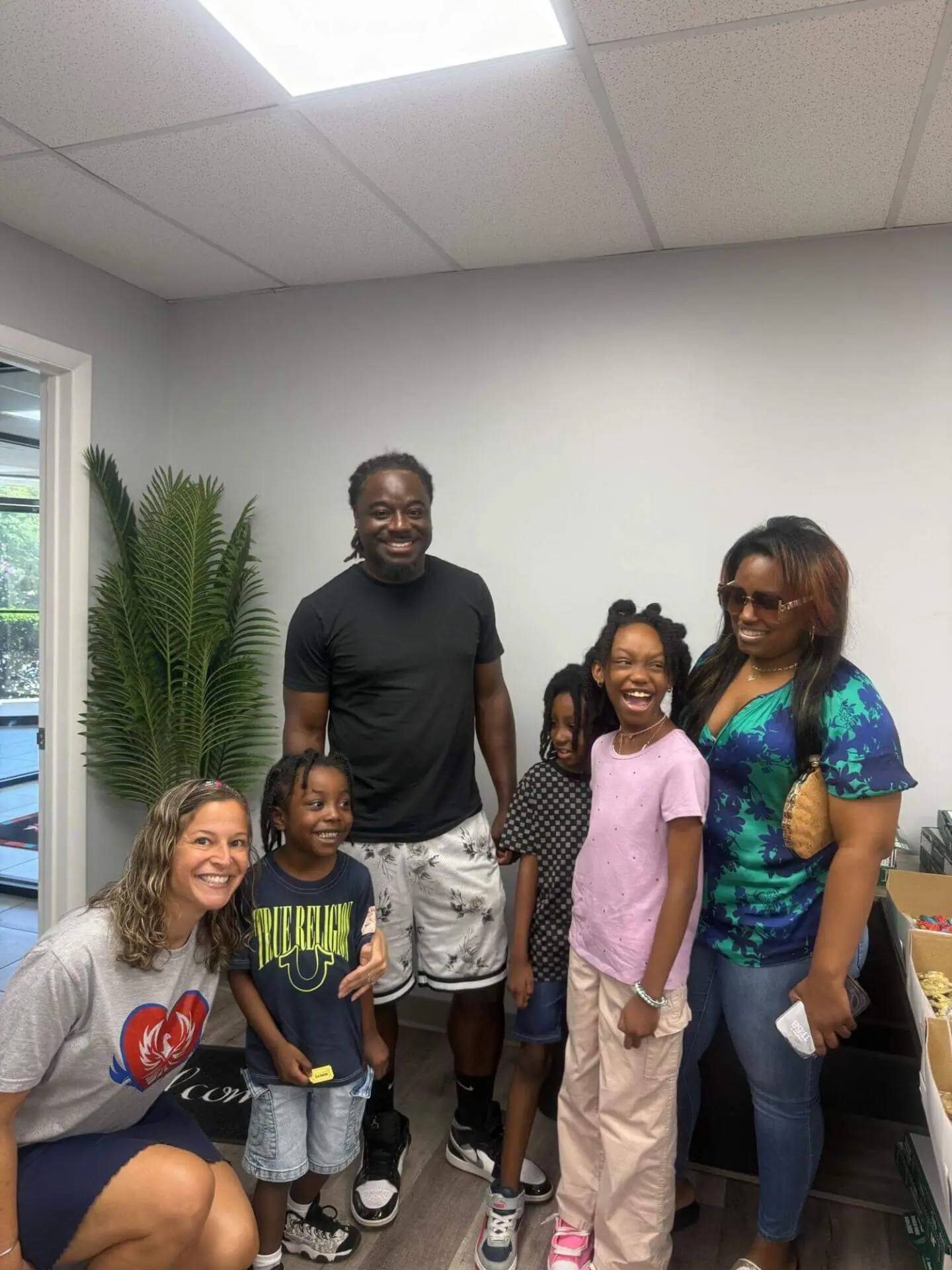 COA staff and family