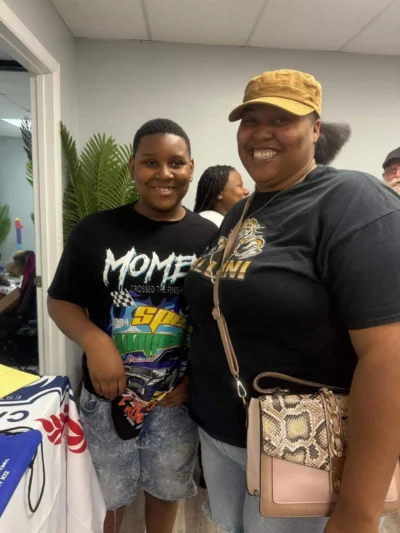Mother and son