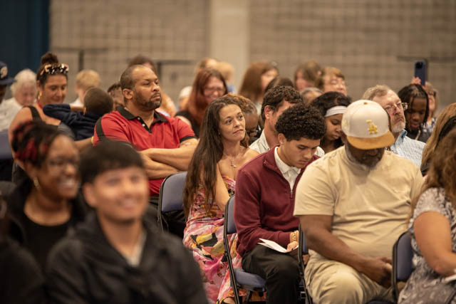 families at the graduation