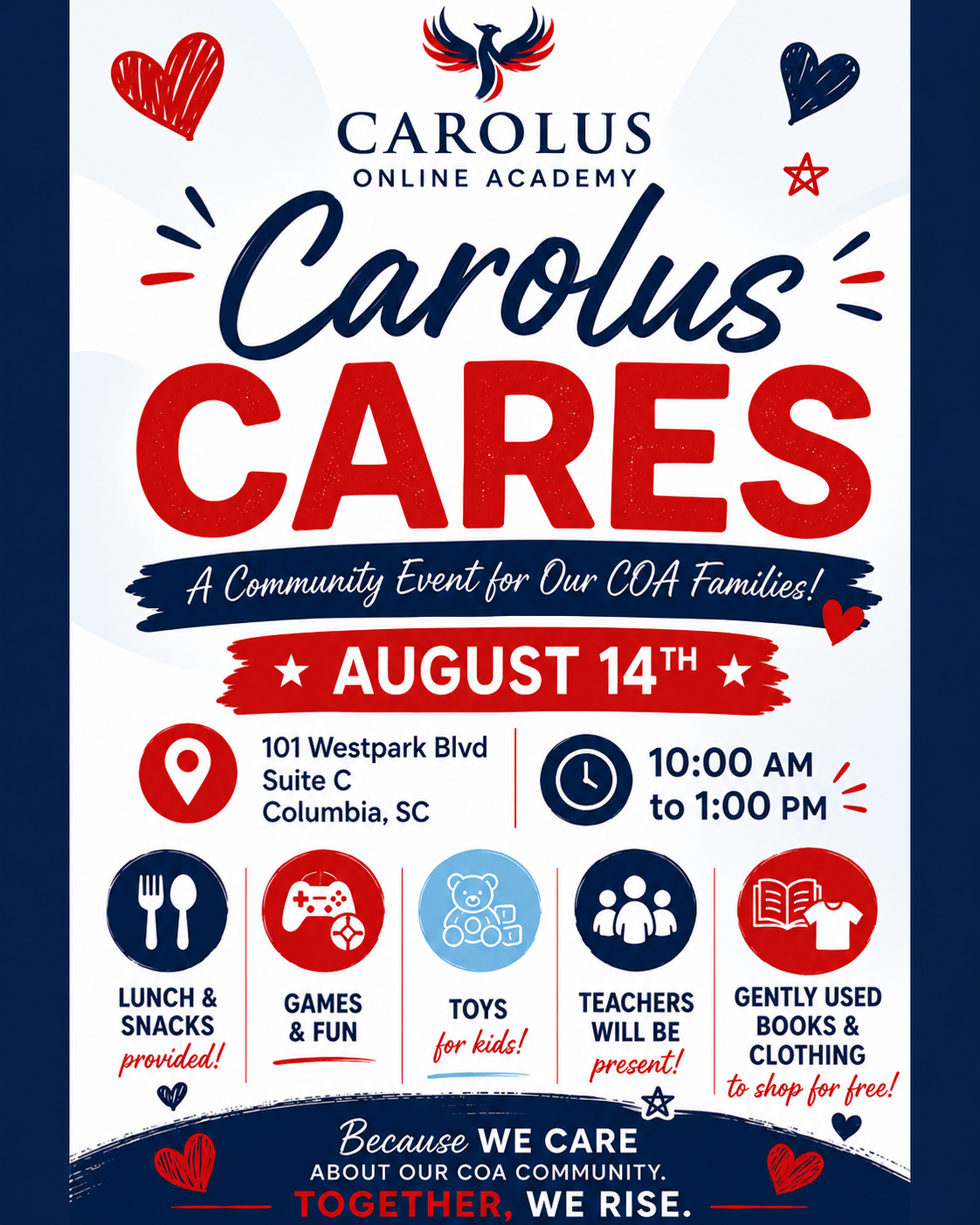 Carolus Cares Event banner
