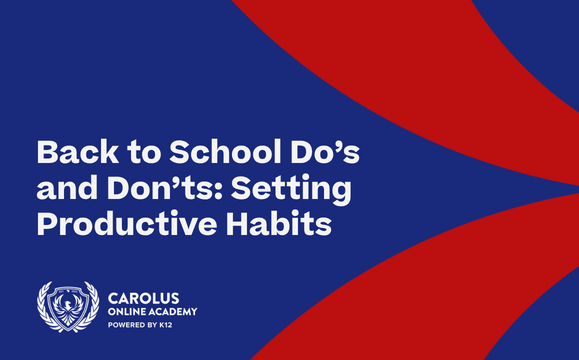Back to School Do's and Don'ts: Setting Productive Habits